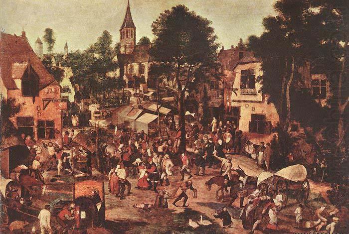 BRUEGHEL, Pieter the Younger Village Feast china oil painting image